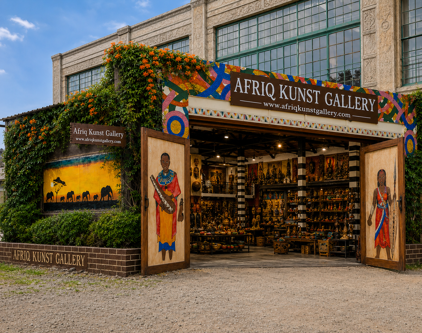 Afriq Kunst & Gallery Nairobi location image.