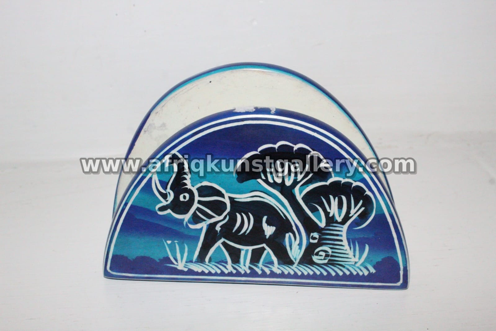 Blue Rhino Soapstone Napkin Holder.