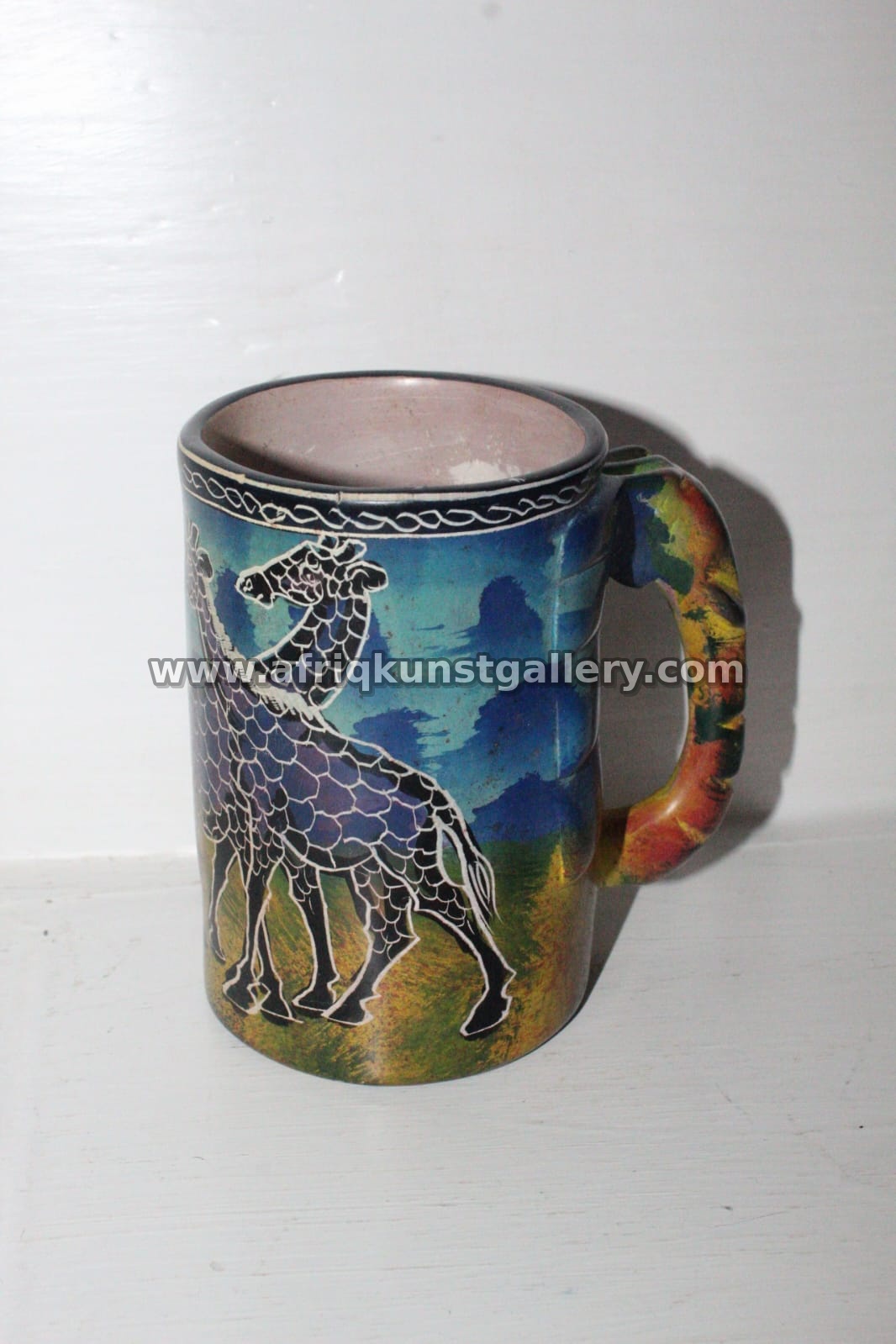 Painted Safari Wildlife African Mug.