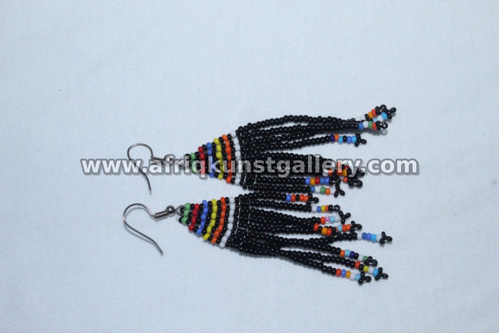 Beaded Earring handmade African beadwork jewelry.