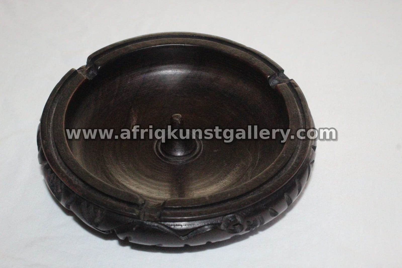 Carved Wooden Bowl handmade African tableware and decor.