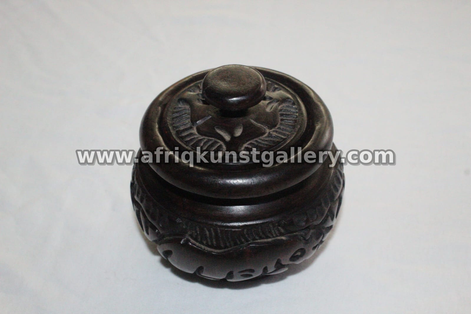 Carved Wooden Bowl handmade African tableware and decor.