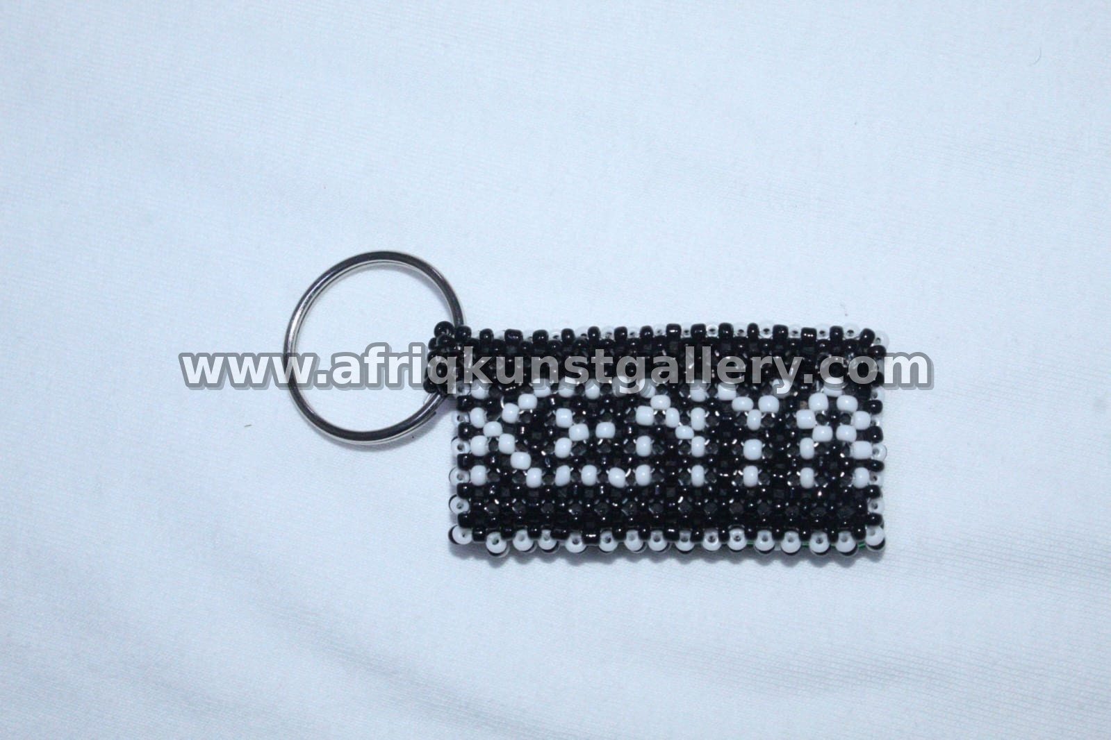 Kenya Flag Keyholder handmade African keyholder with artisan detail.