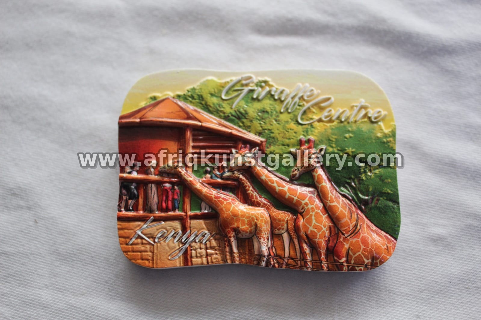 Kenya Souvenir Magnet handmade African home decor.