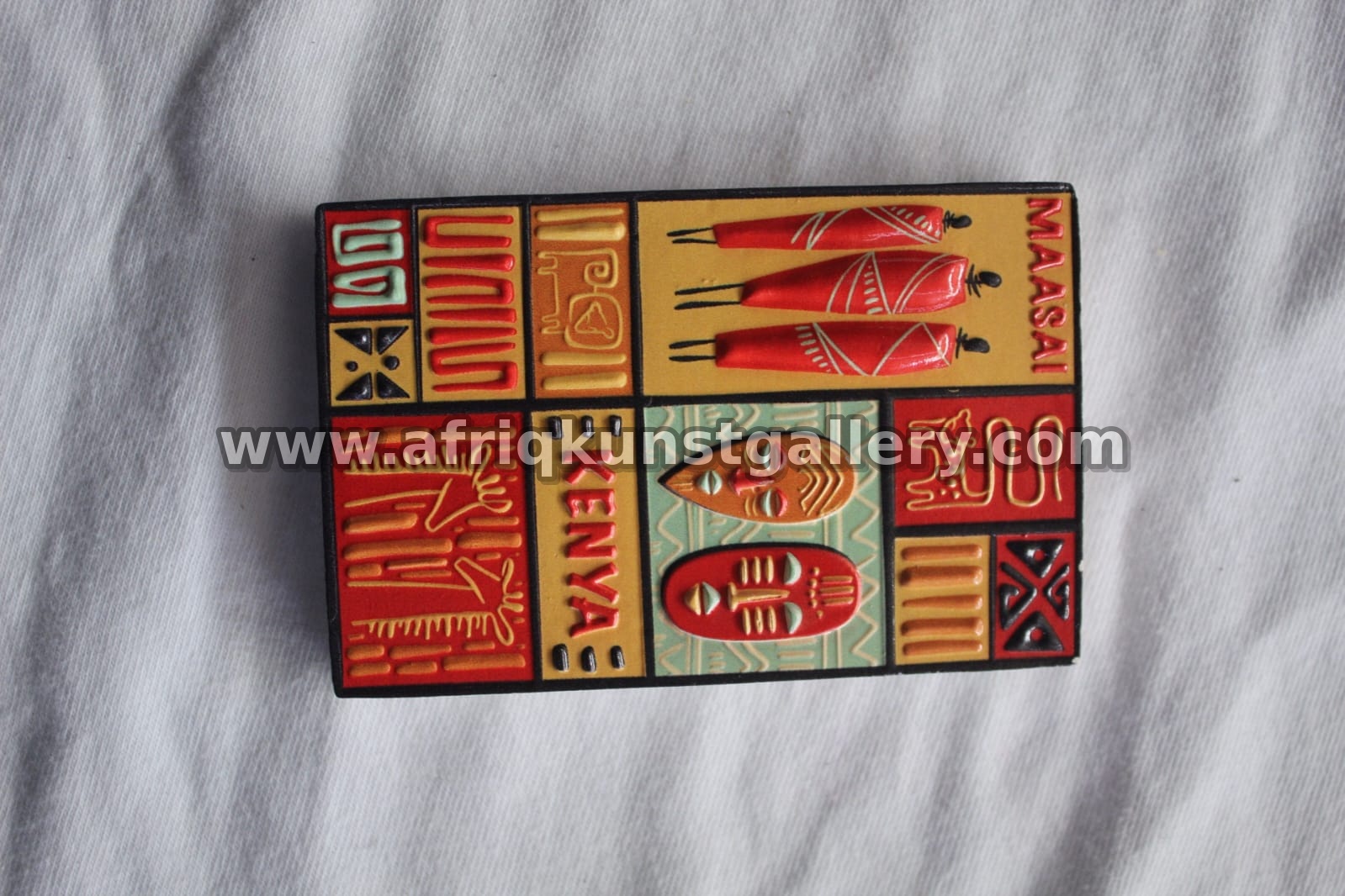 Kenya Souvenir Magnet handmade African home decor.