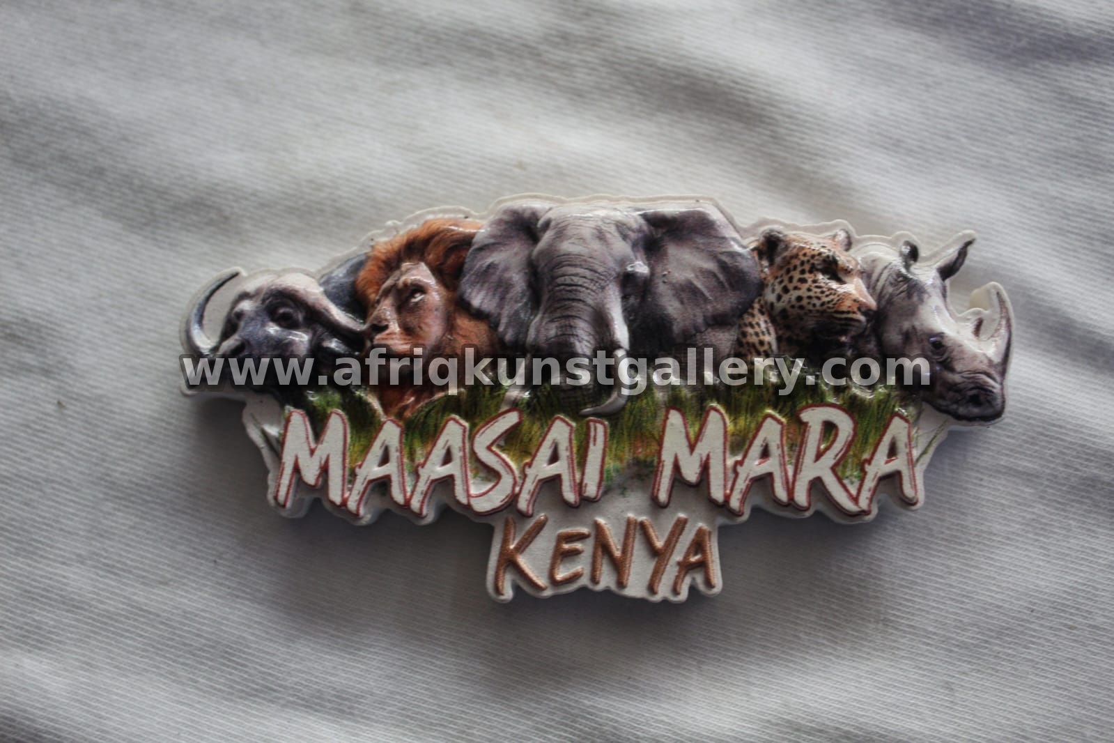 Kenya Souvenir Magnet handmade African home decor.