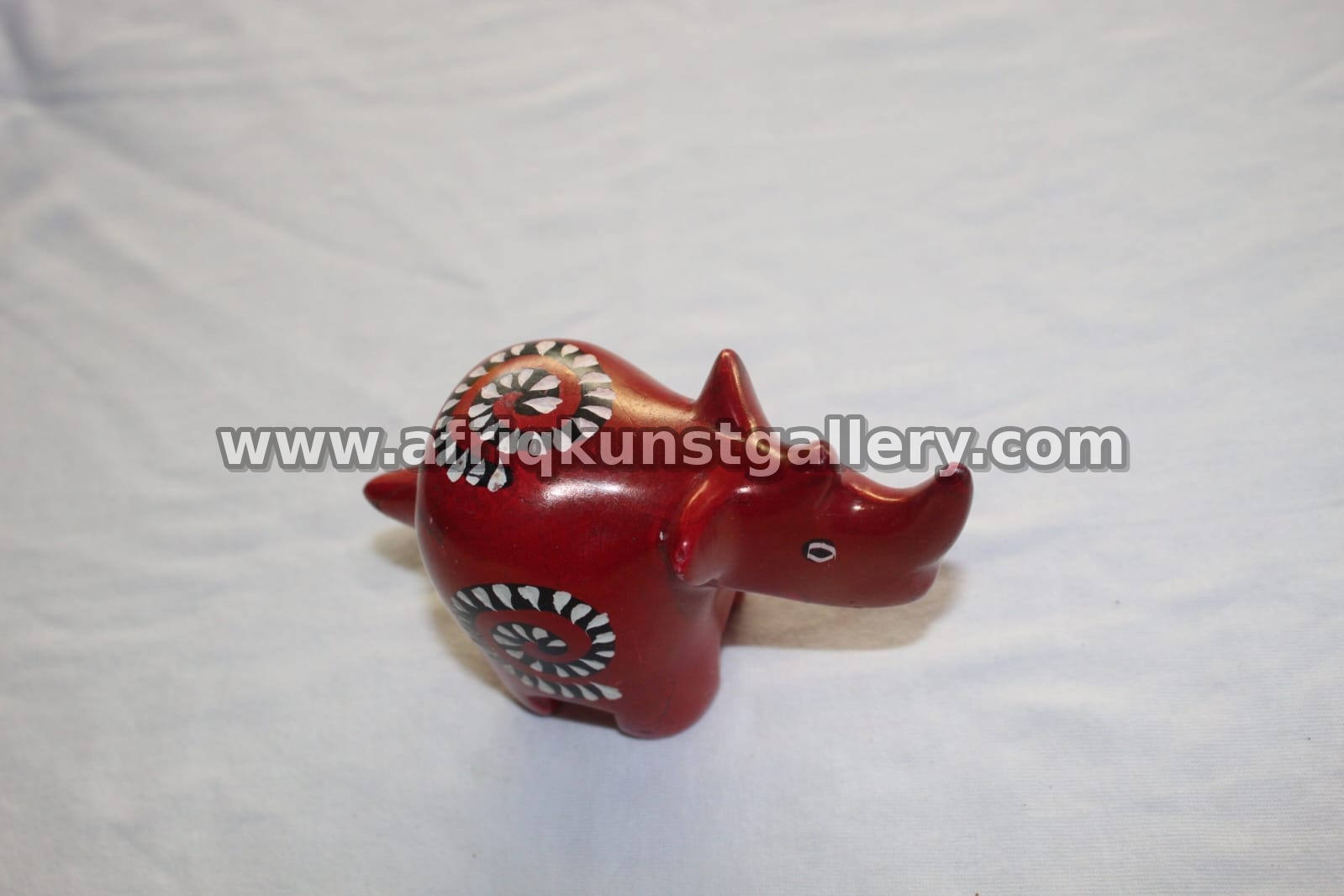 Painted Animal Sculpture African animal carving or handmade sculpture.