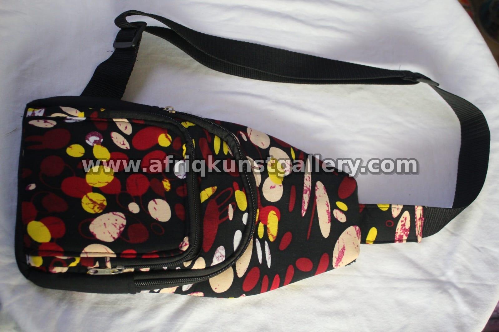 Patterned Sling Bag handmade African bag.