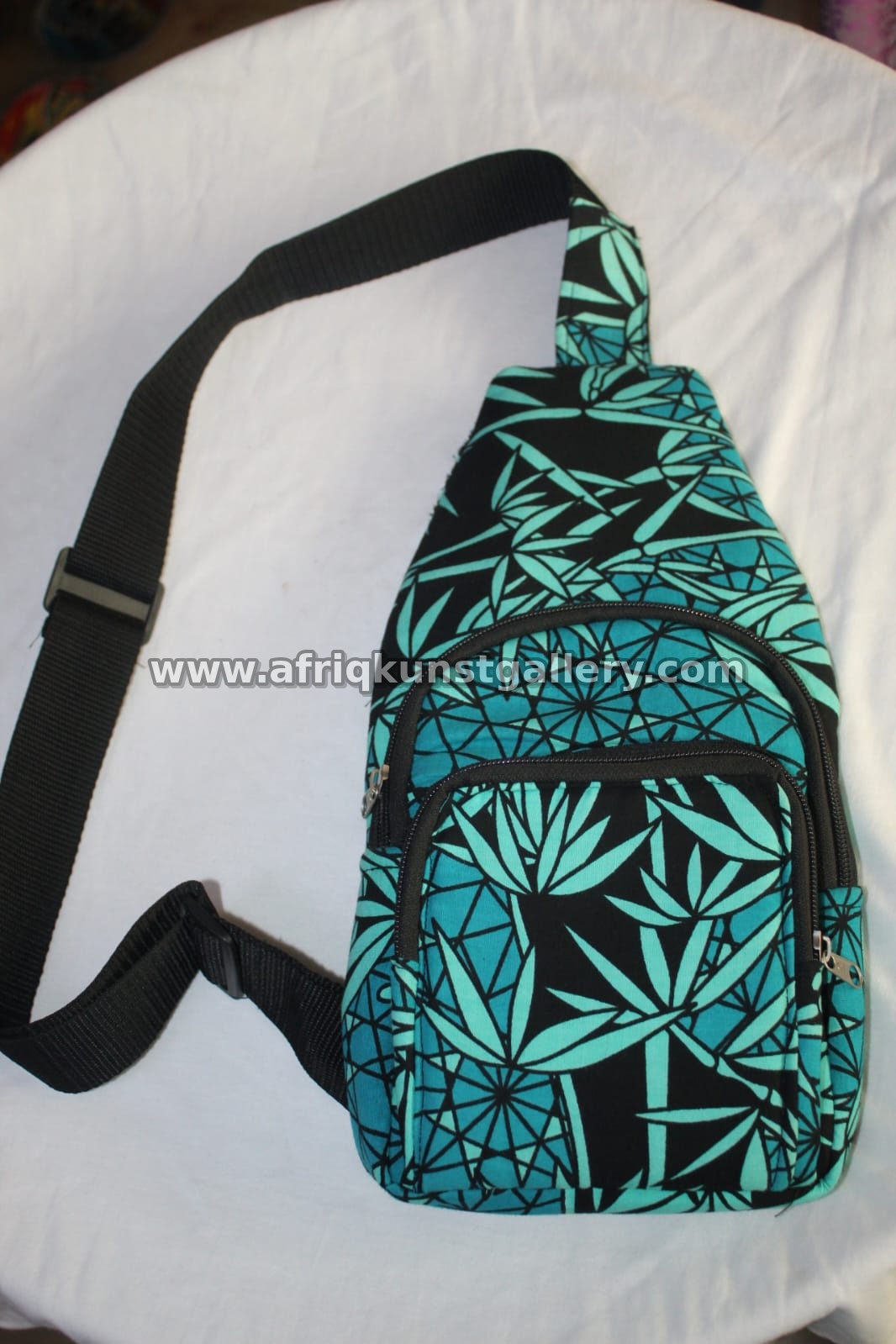 Patterned Sling Bag handmade African bag.