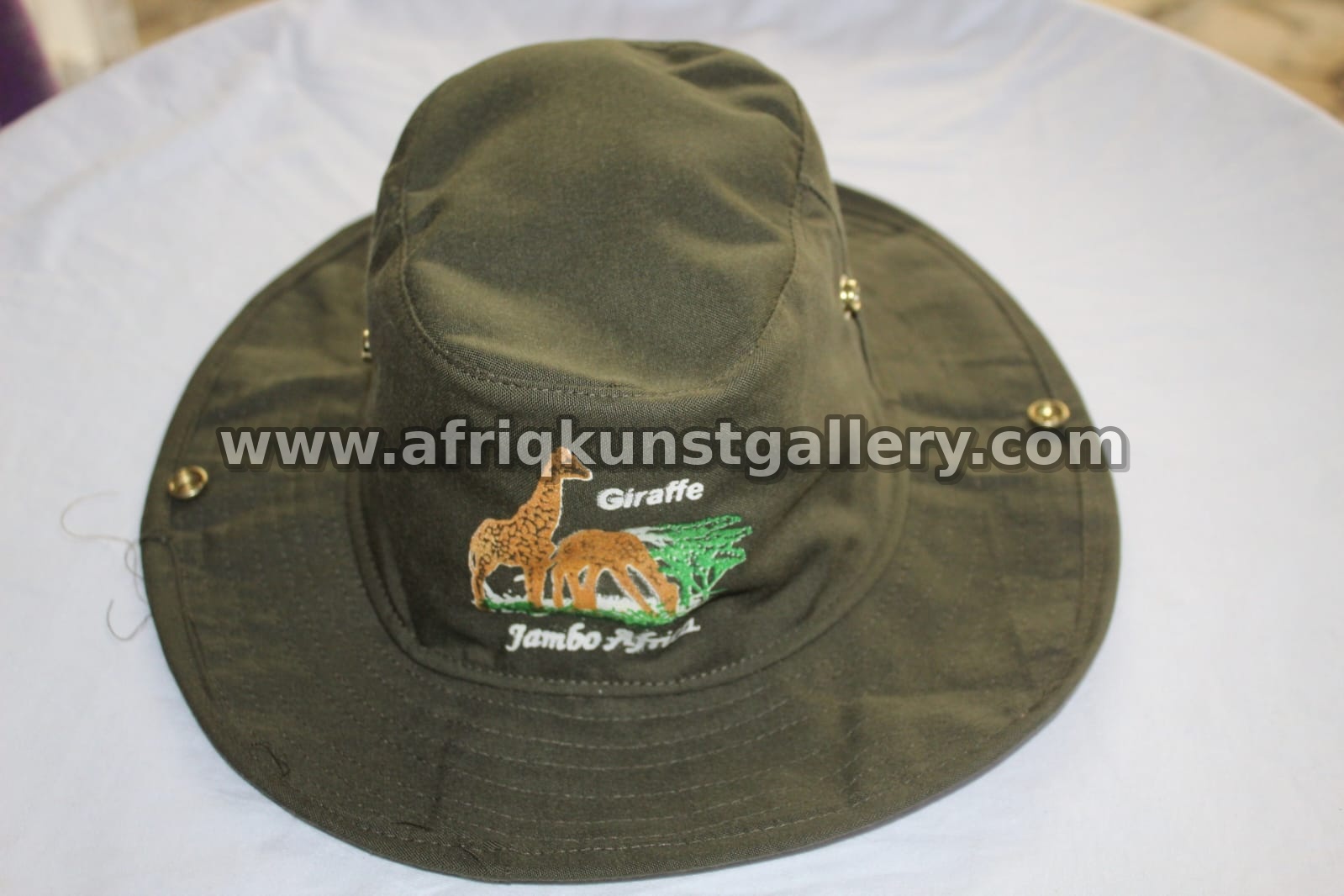 Safari Bucket Hat wearable Kenyan handmade craft.