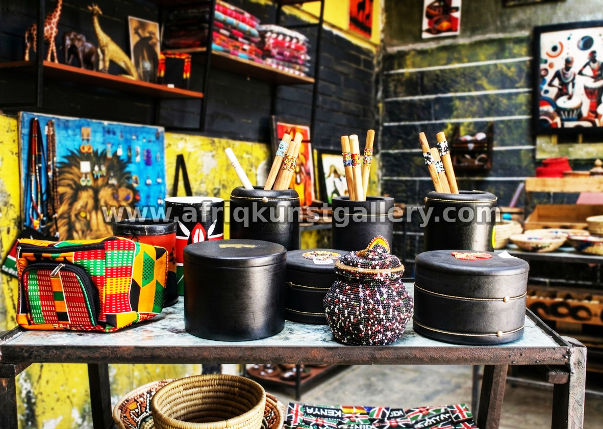 Handcrafted storage container display