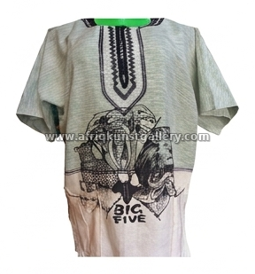 Big Five graphic t-shirt on a white background.